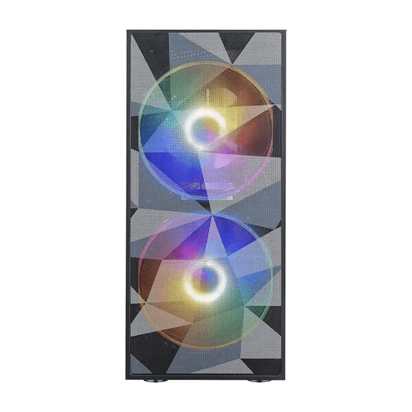 Ant Esports ICE-310MT Mid Tower ATX Cabinet (Black) - 4