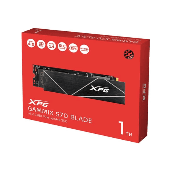 Adata XPG Gammix S70 Blade 512GB M.2 NVMe Gen4 Internal SSD - 3