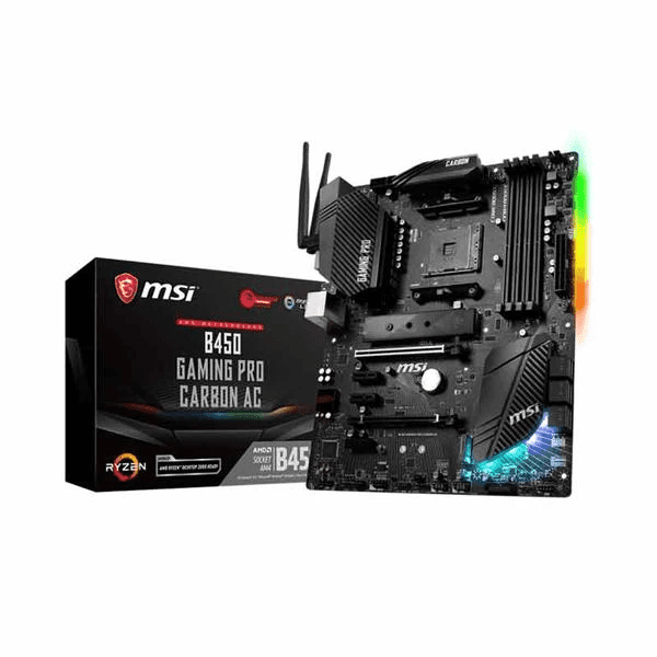 MSI B450 Gaming Pro Carbon AC (Wi-Fi) Motherboard - 1