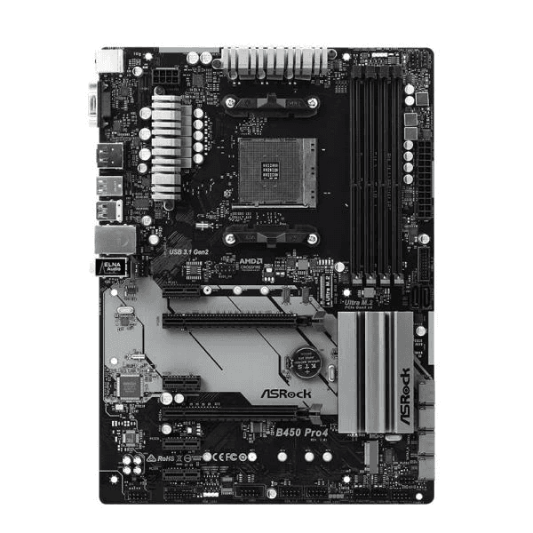 ASRock B450 Pro4 R2.0 Motherboard - 5