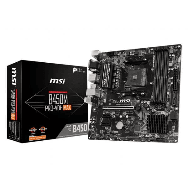 MSI B450M PRO VDH MAX Motherboard - 1