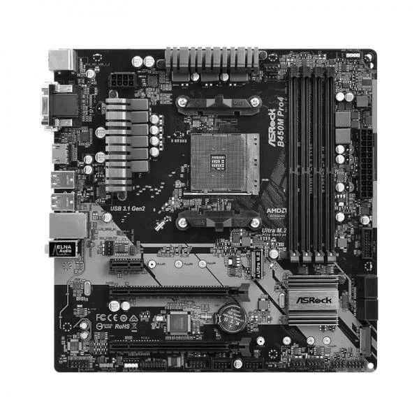 ASRock B450M Pro4 R2.0 Motherboard - 5