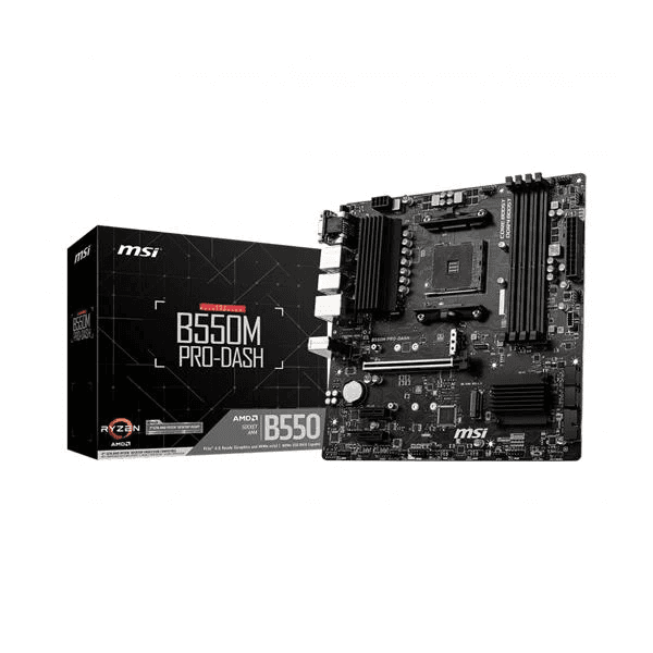 MSI B550M PRO-DASH Motherboard - 1