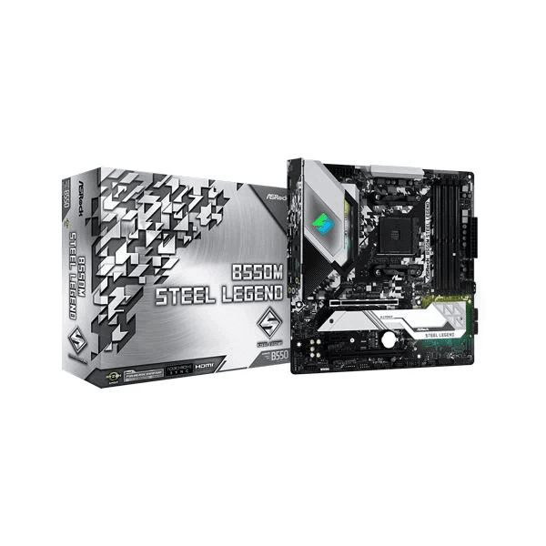 Asrock B550M Steel Legend Motherboard - 1