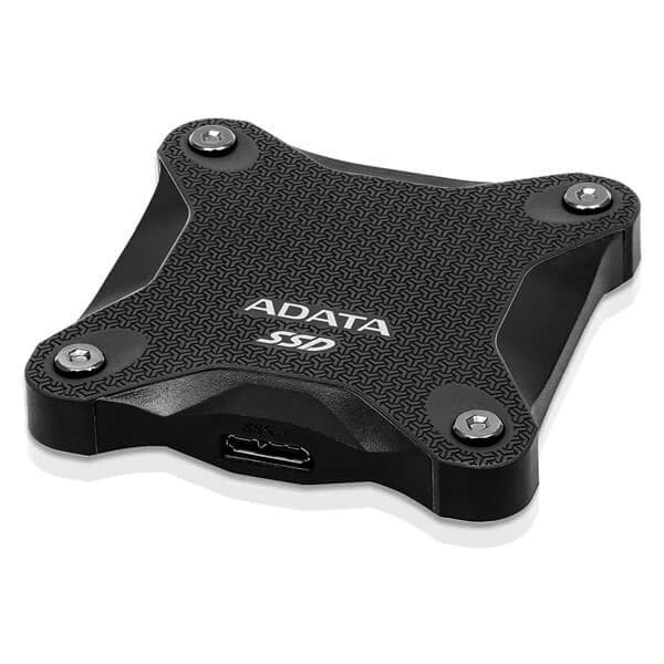 ADATA SD600Q 240GB PS5 Portable External SSD Solid State Drive - Black - 2