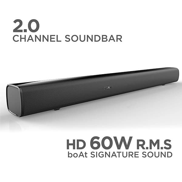 boAt Aavante Bar 1160 60 Watt 2.0 Channel Wireless Bluetooth Soundbar (Premium Black) - 3