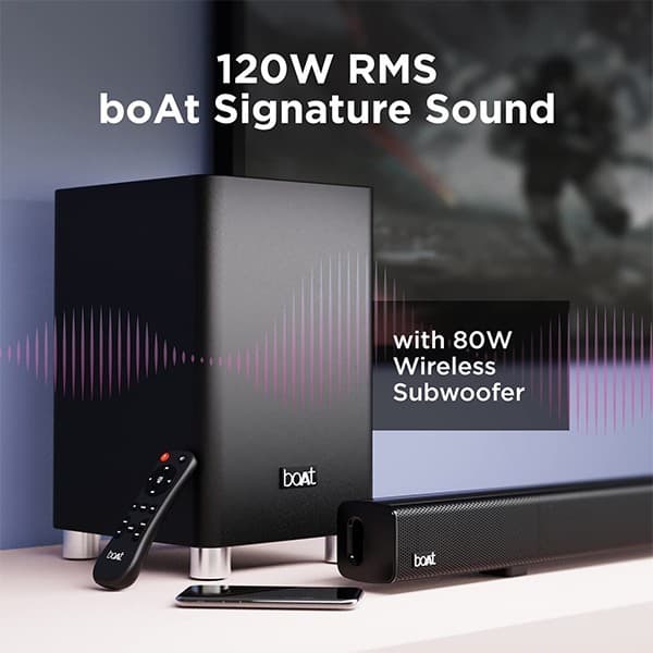 boAt Aavante Bar 1750 2.1 Channel Bluetooth Soundbar with 120W RMS boAt Signature Sound - 3