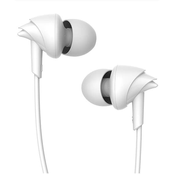 boAt BassHeads 110 Earphone with In Line Microphone (White) - 1