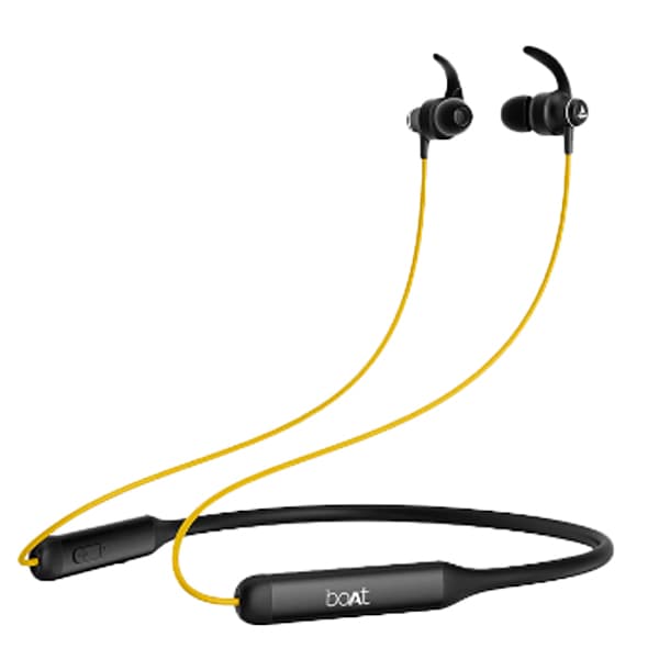 boAt Rockerz 338 Neckband With Mic (Active Black) - 5