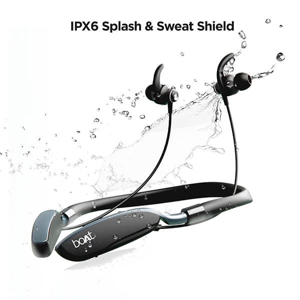boAt Rockerz 385v2 Bluetooth Neckband with Qualcomm® CVC (Black) - 2