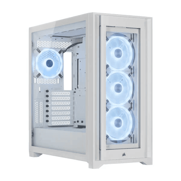 Corsair ICUE 5000X RGB QL Edition Cabinet (White) - 1