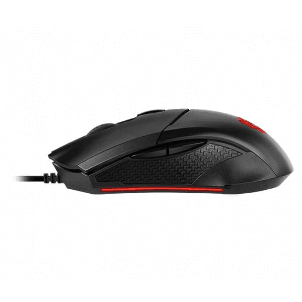MSI Clutch GM08 Optical Wired Gaming Mouse with Red LED - 5