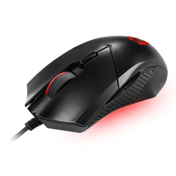 MSI Clutch GM08 Optical Wired Gaming Mouse with Red LED - 4
