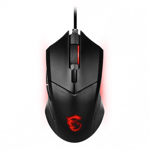 MSI Clutch GM08 Optical Wired Gaming Mouse with Red LED - 1