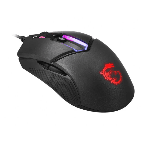 MSI Clutch GM30 6200 DPI Adjustable Wired RGB Gaming Mouse - 3