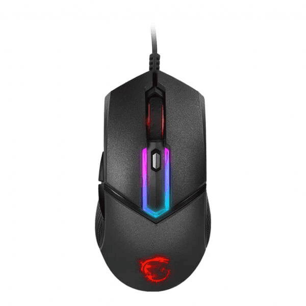 MSI Clutch GM30 6200 DPI Adjustable Wired RGB Gaming Mouse - 1