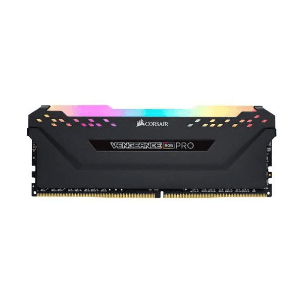 Corsair Vengeance RGB Pro 8GB (8GBx1) DDR4 3200MHz Ram (Black) - 1