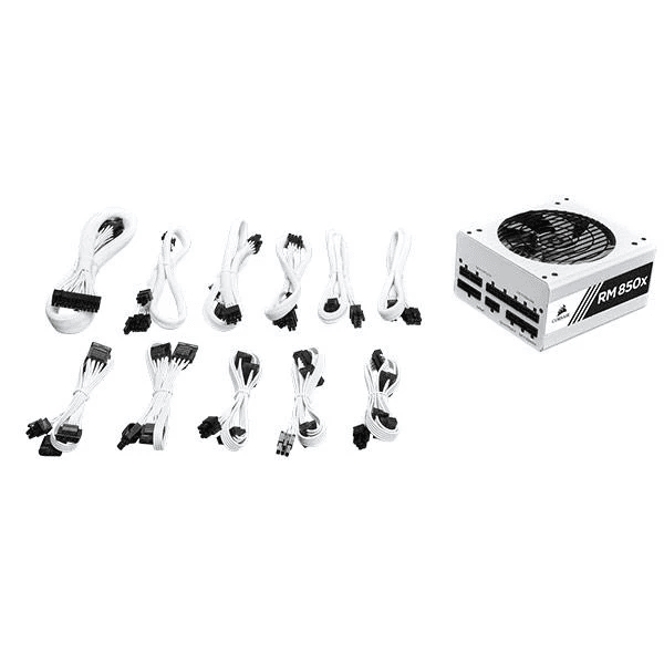 CORSAIR RM850x 80 Plus Gold Fully Modular SMPS (White) - 6