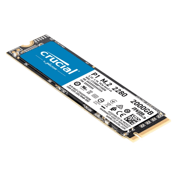 Crucial P1 2tb 3d Nand Nvme Pcie M.2 SSD - 1