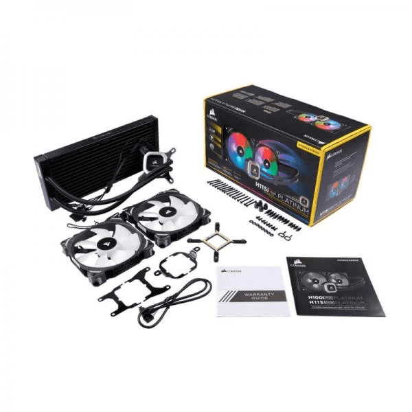Corsair H115i RGB PLATINUM CPU Liquid Cooler - 2