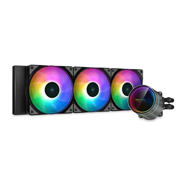 DEEPCOOL CASTLE 360EX A-RGB LIQUID COOLER - Black - 1