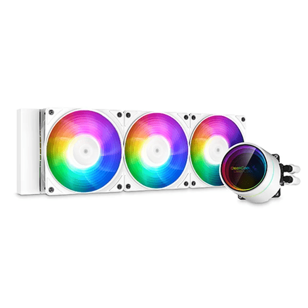 DEEPCOOL CASTLE 360EX A-RGB LIQUID COOLER - White - 1