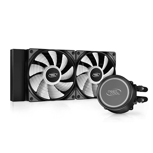 DeepCool GAMMAXX L240 ARGB CPU Liquid Cooler - Black - 2