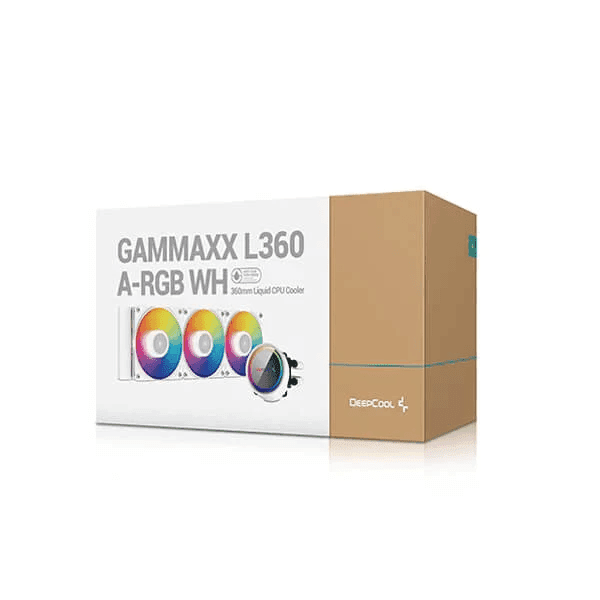 Deepcool Gammaxx L360 ARGB Liquid Cooler - White - 2