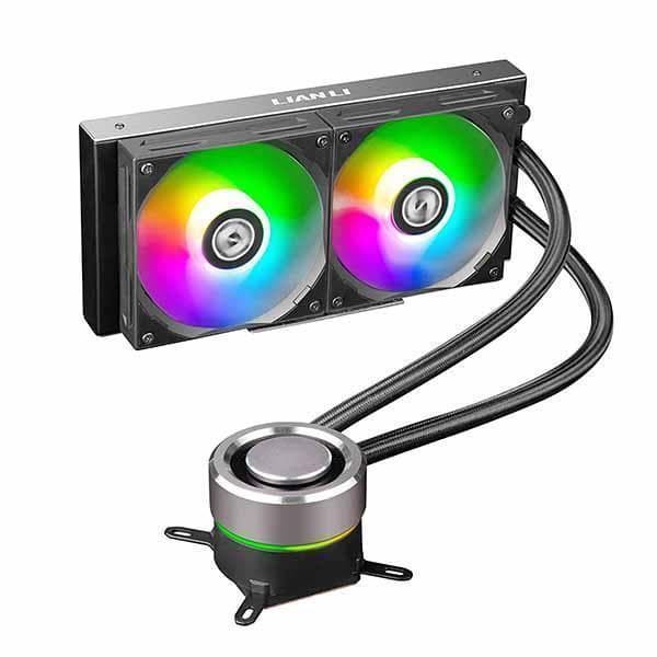 Lian Li Galahad 240 ARGB CPU Liquid Cooler (Black) - 2