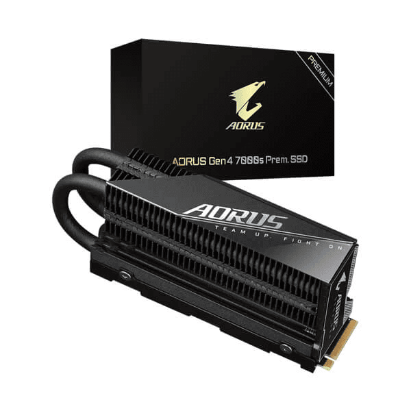 Gigabyte Aorus 7000s Prem. 1TB M.2 NVMe Gen4 Internal Solid State Drive - 4