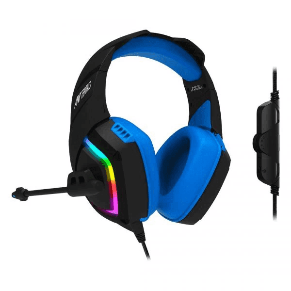 Ant Esports H530 Multi Platform Pro RGB Gaming Headset (Black-Blue) - 3