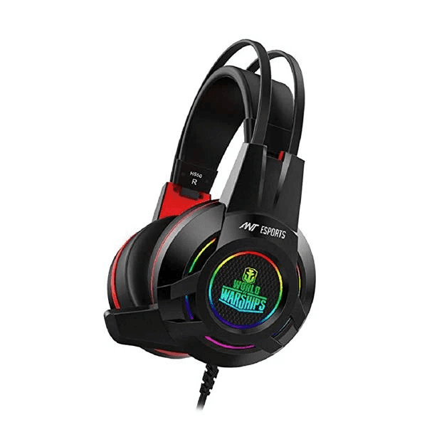 Ant Esports H550W RGB Headset (Black-Red) - 1