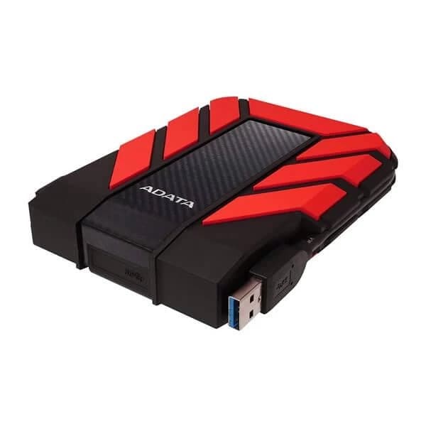ADATA DURABLE HD710 Pro 2TB External Hard Drive - Red - 3