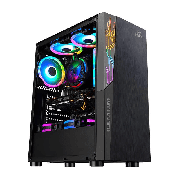 Ant Esports ICE-120AG Mid Tower Computer Case - 2