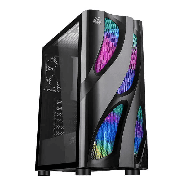 Ant Esports ICE-320TG Mid Tower Gaming Cabinet - 1