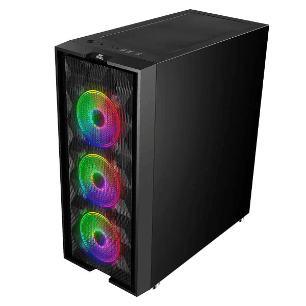 Ant Esports ICE-521MT Mid Tower Gaming Cabinet with Transparent Tempered Glass - 3