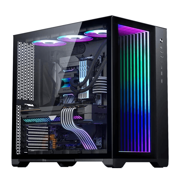 Phanteks MagniumGear Neo Qube 2 Infinity Mirror DRGB (E-ATX) Mid Tower Cabinet (Black) - 1