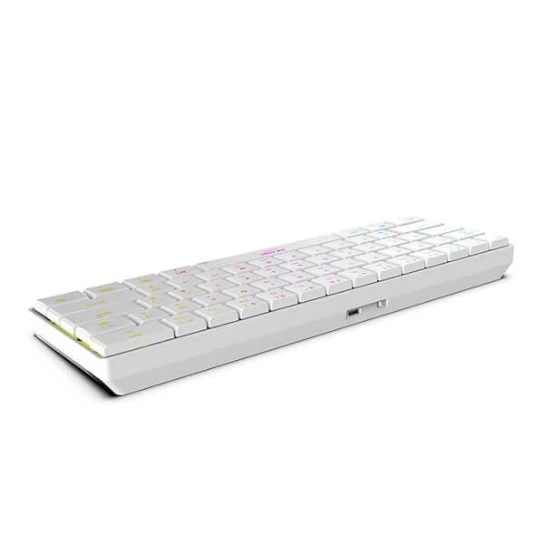 Ant Esports MK1500 Mini Wireless Gaming Keyboard (White) - 4