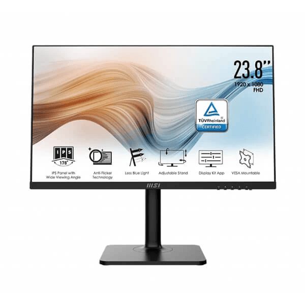 MSI Modern MD241P 24 Inch FHD IPS Professional Monitor - 4