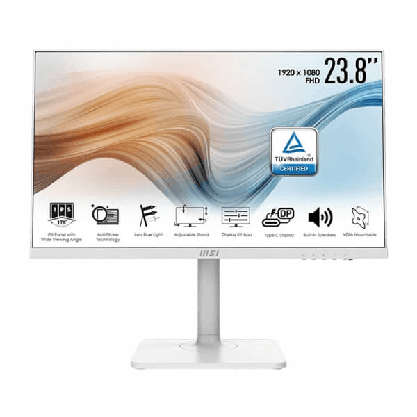 MSI Modern MD241PW 24 Inch  FHD 75Hz IPS Professional Monitor - 4