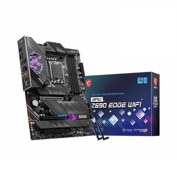 MSI MPG Z690 Edge WIFI DDR5 Intel Motherboard Supports Intel 12th , 13th & 14th Gen Processors - 1