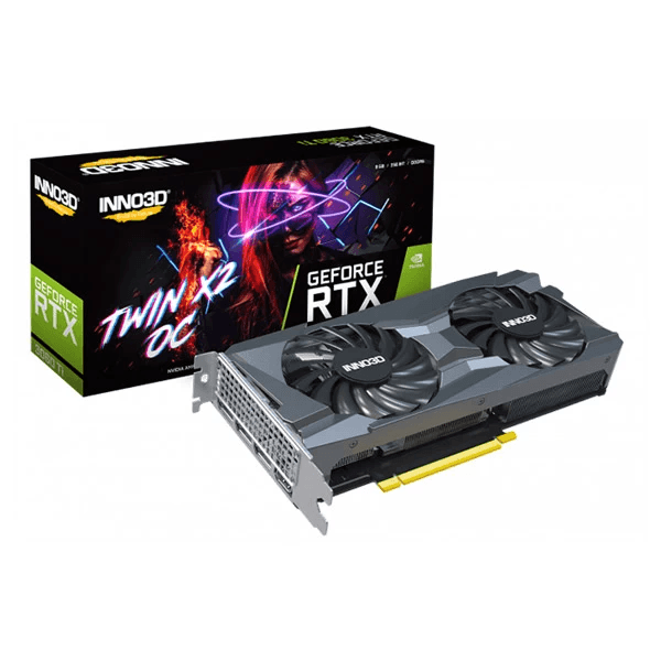Inno3d RTX 3060 Ti Twin X2 OC LHR 8GB Graphics Card - 1