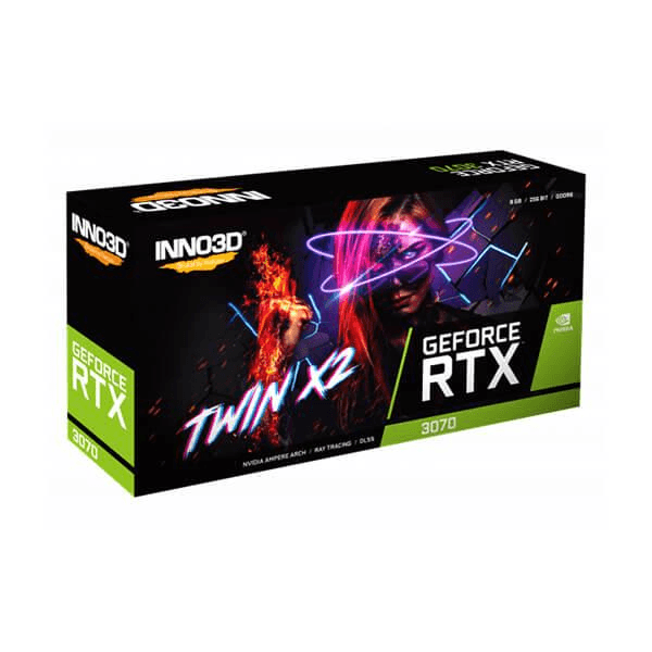Inno3d RTX 3070 TWIN X2 LHR 8GB Gaming Graphics Card - 2