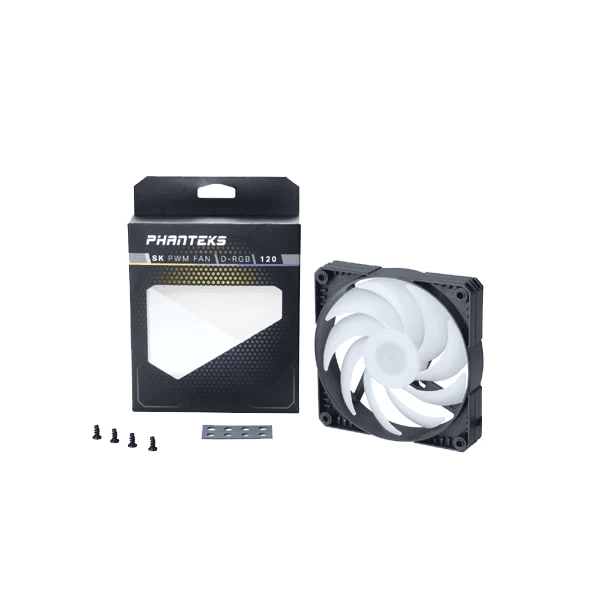 Phanteks SK 120mm D-RGB PWM Cabinet Fan (Triple Pack) - 2