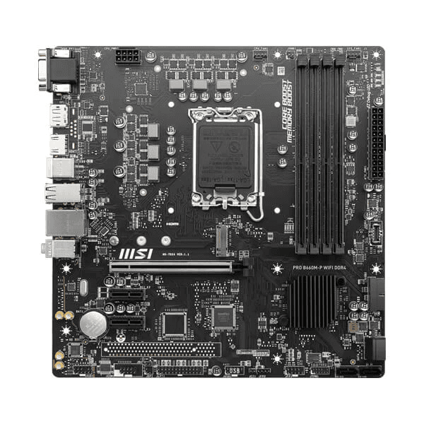 MSI PRO B660M-P Wifi DDR4 Intel Motherboard Supports Intel 12th , 13th & 14th Gen Processors - 5