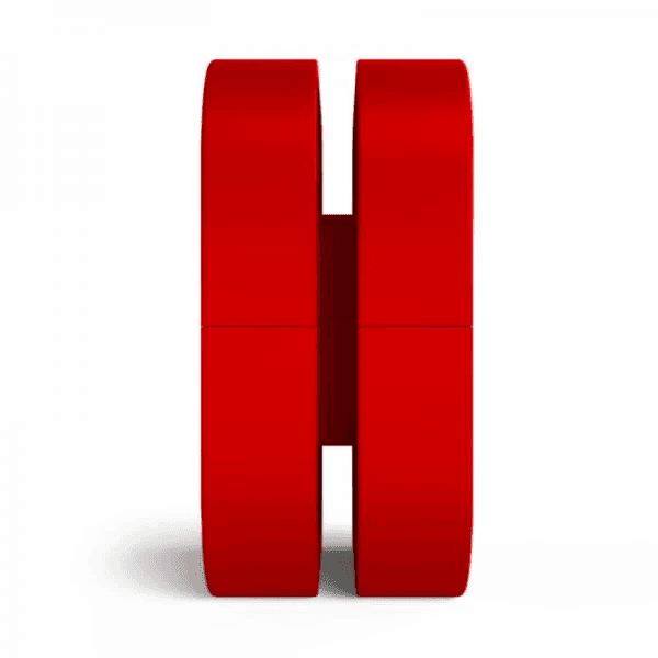 Nzxt Puck Magnetic Cable Management + Headset Mount - Red - 3