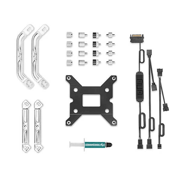 Deepcool AS500 Plus White ARGB CPU Air Cooler - 5