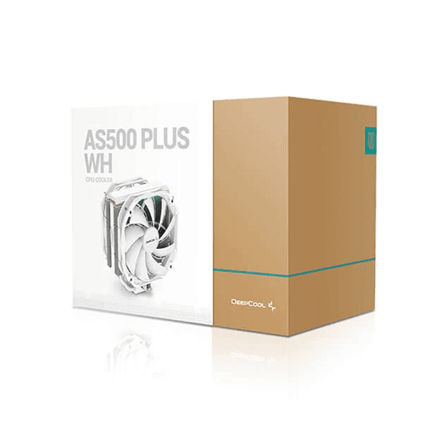 Deepcool AS500 Plus White ARGB CPU Air Cooler - 4
