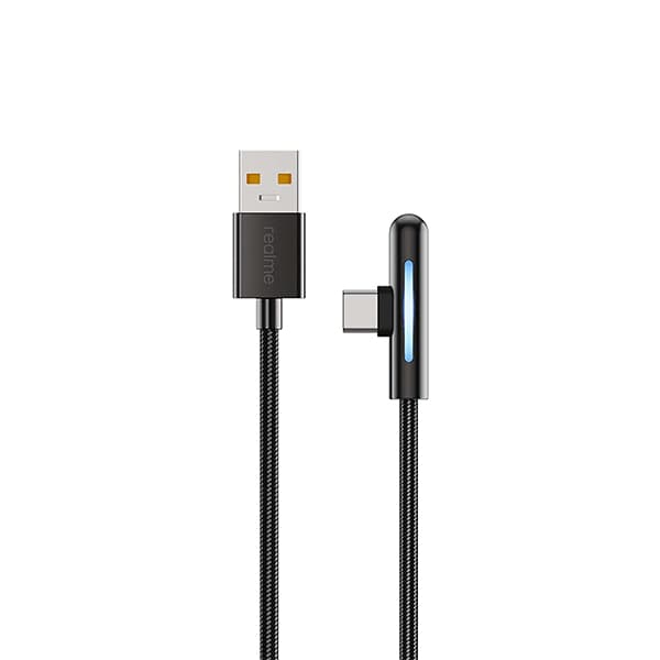 realme 65W SuperDart USB Type C Gaming Cable (Braided, Black) - 2