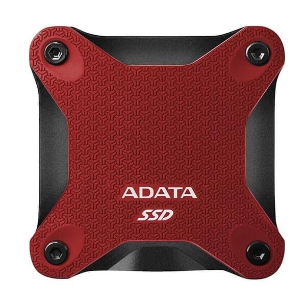 ADATA SD600Q 240GB PS5 Portable External SSD Solid State Drive - Red - 3